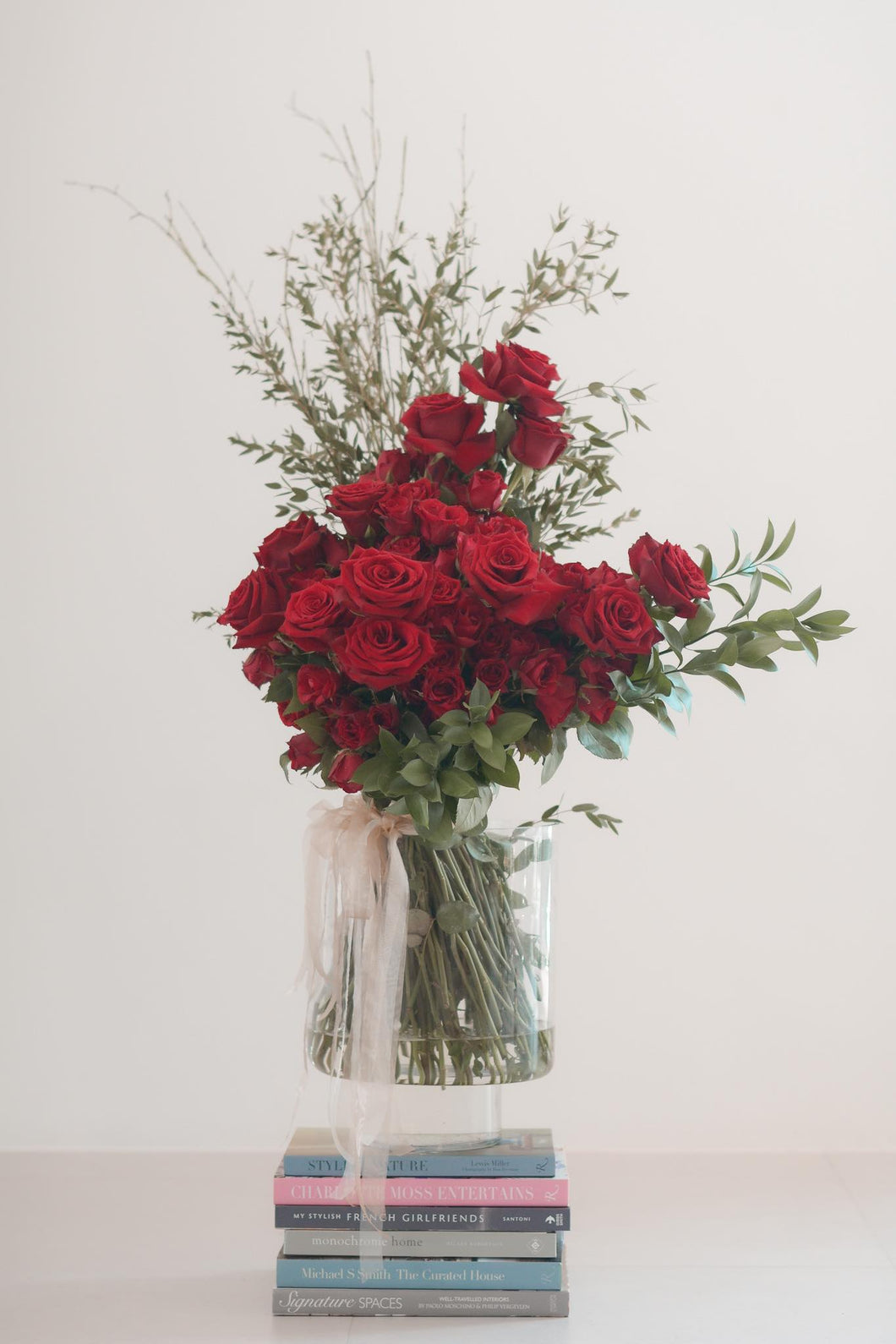All Red Roses Textural Bouquet