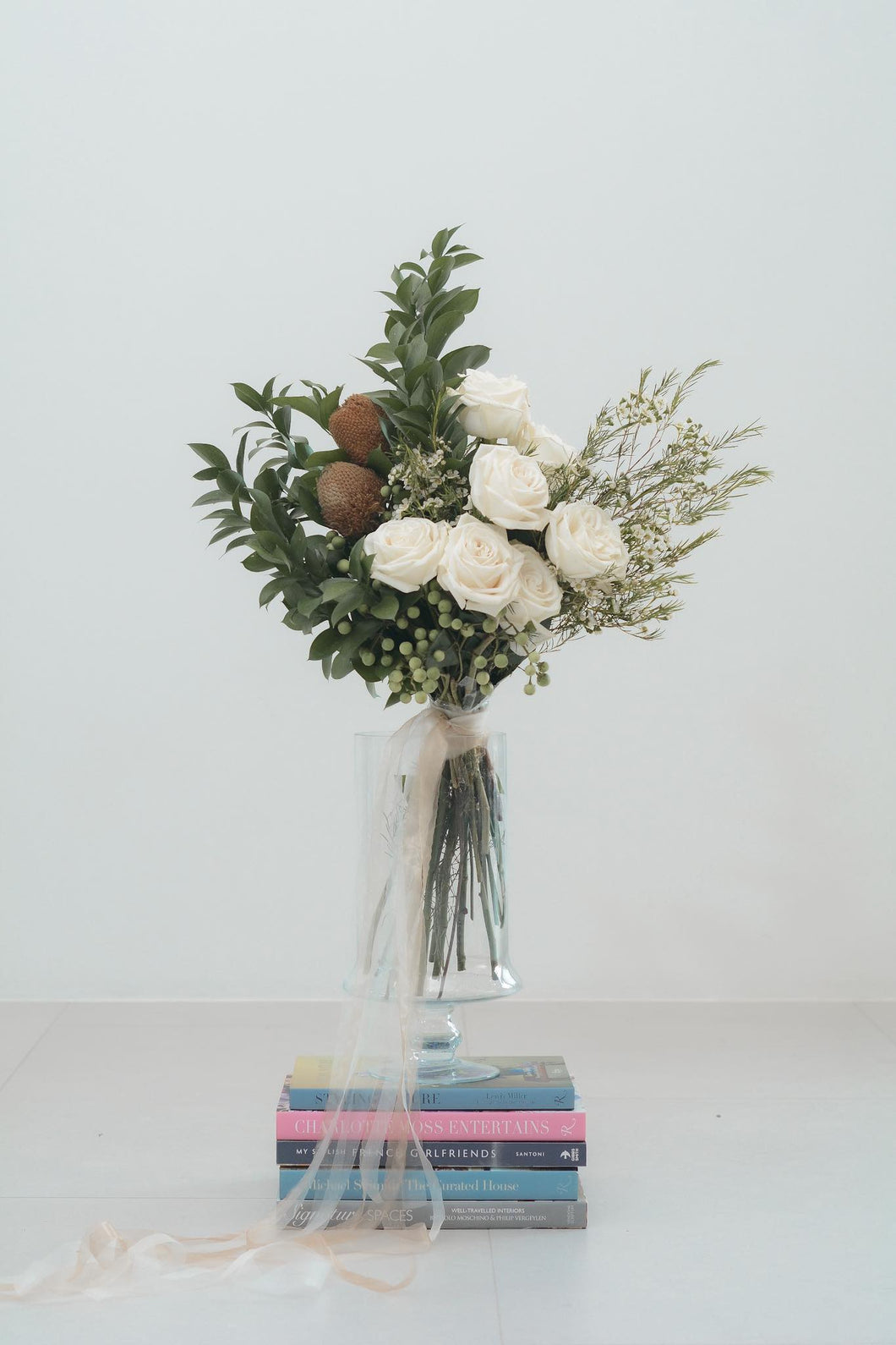 Crisp White Textural Bouquet